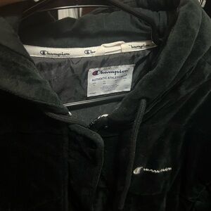 Champion Black Velvet Puffer
